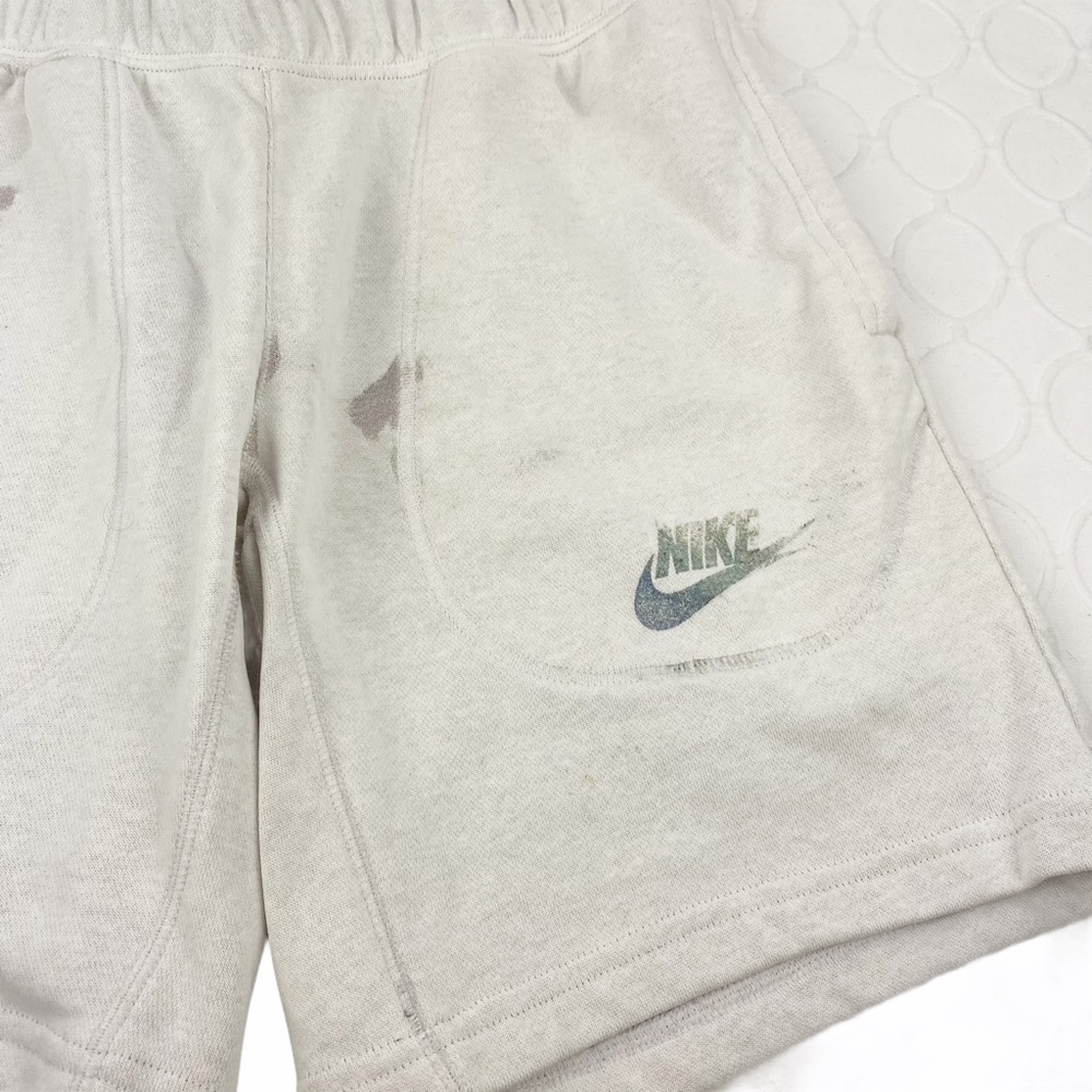 Nike Cotton Drawstring Heathered Shorts Small - Picture 2 of 4